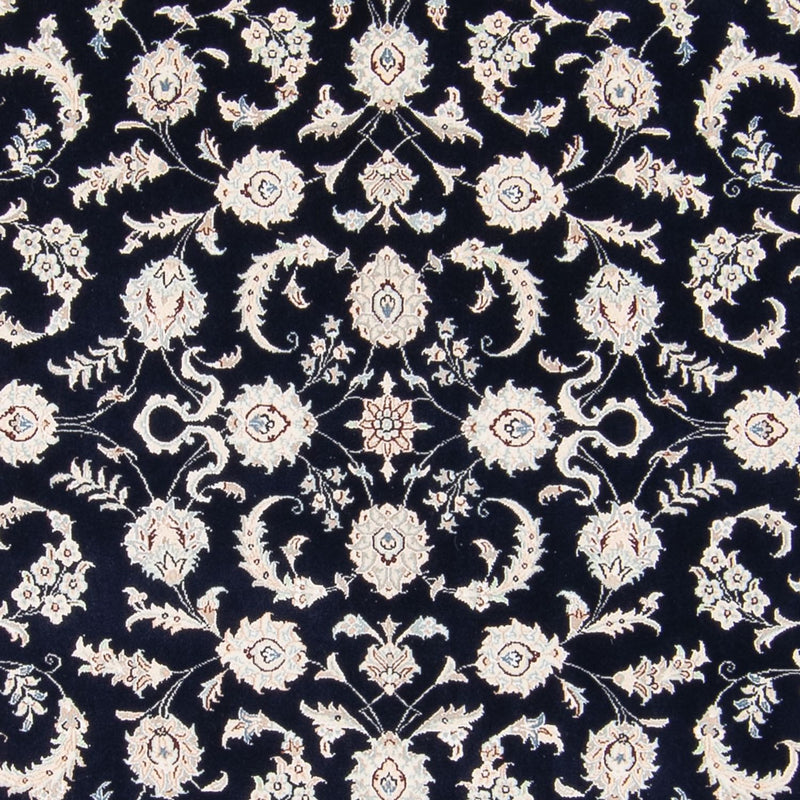 Alfombra persa - Nain - 235 x 171 cm - azul oscuro