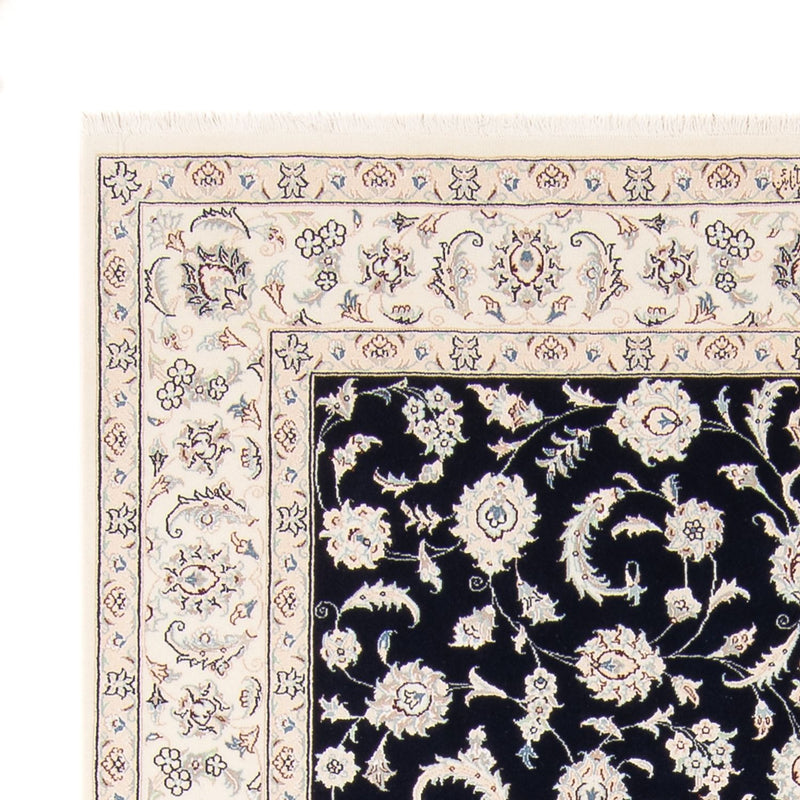 Alfombra persa - Nain - 235 x 171 cm - azul oscuro