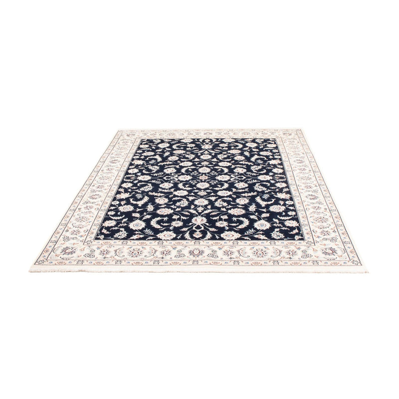 Alfombra persa - Nain - 235 x 171 cm - azul oscuro