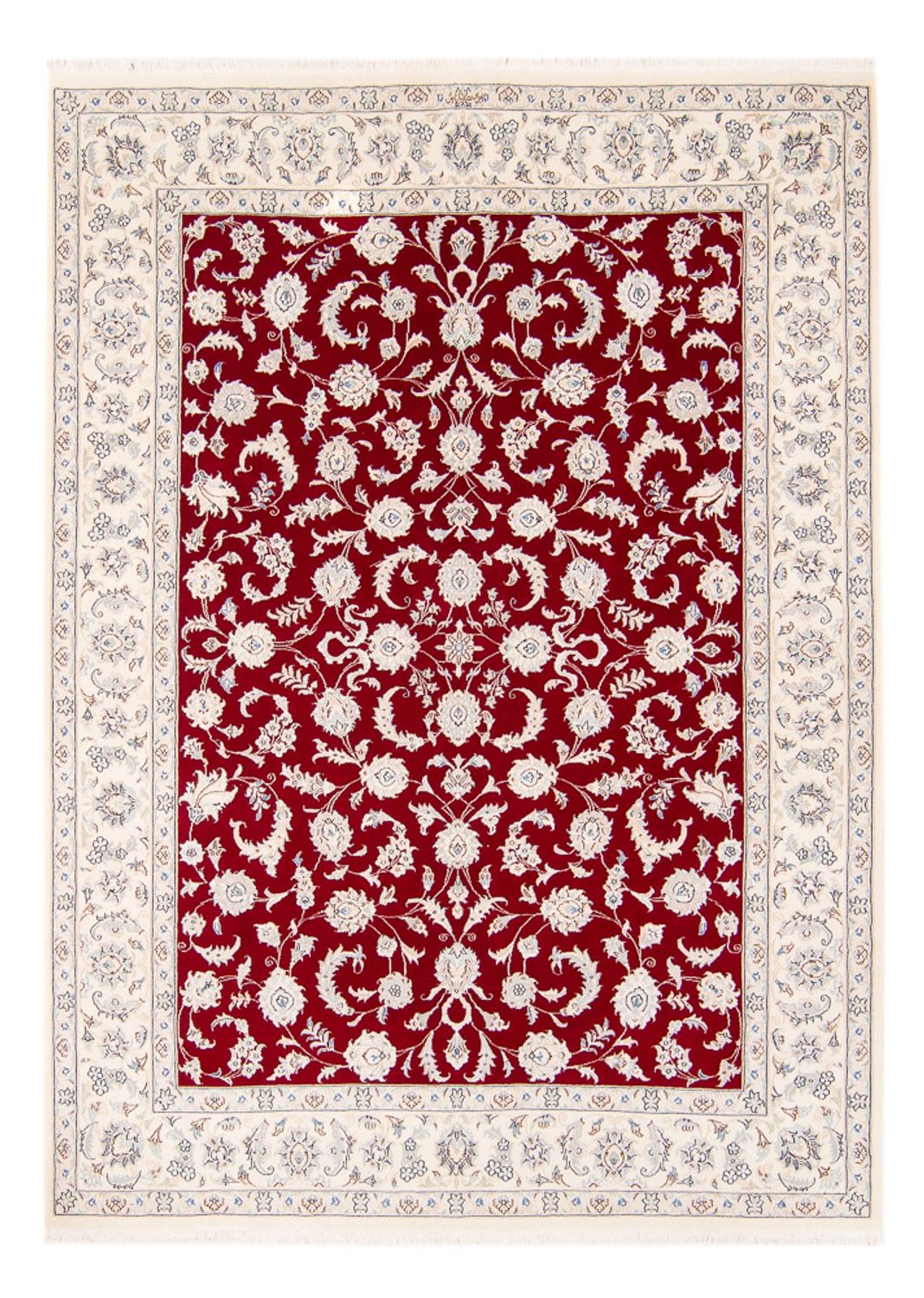 Alfombra persa - Nain - 237 x 170 cm - rojo