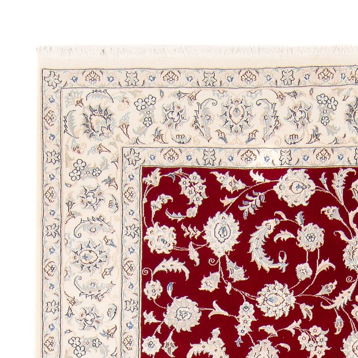 Alfombra persa - Nain - 237 x 170 cm - rojo