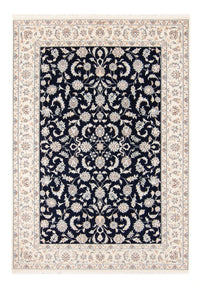 Alfombra persa - Nain - 238 x 171 cm - azul oscuro