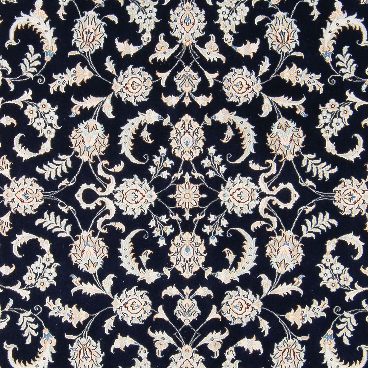 Alfombra persa - Nain - 238 x 171 cm - azul oscuro
