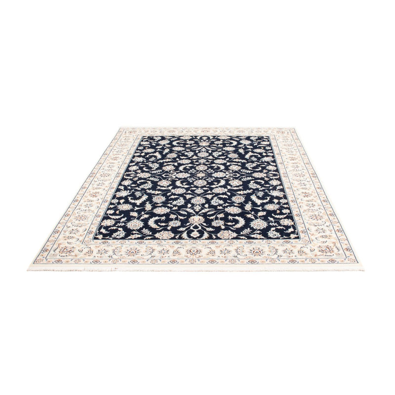 Alfombra persa - Nain - 238 x 171 cm - azul oscuro