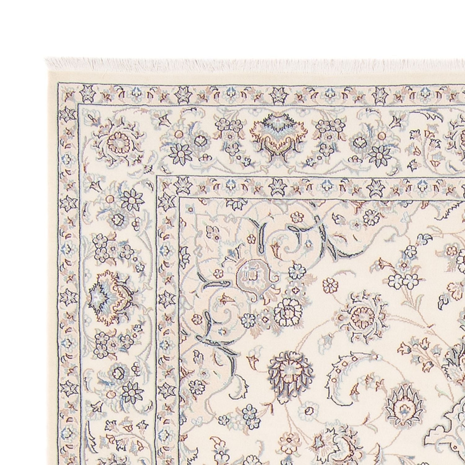Alfombra persa - Nain - 250 x 168 cm - crema