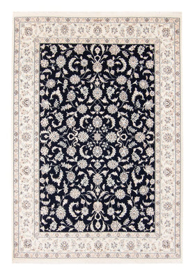 Alfombra persa - Nain - 236 x 170 cm - azul oscuro