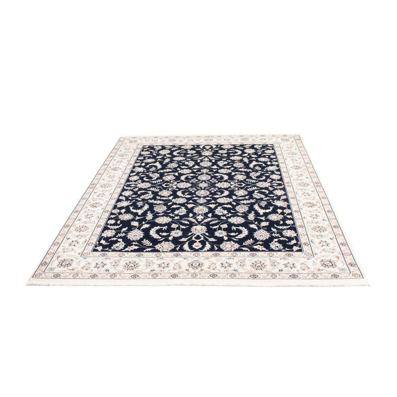 Alfombra persa - Nain - 236 x 170 cm - azul oscuro