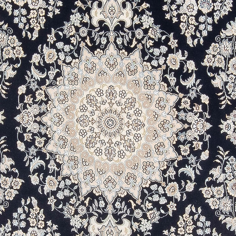 Alfombra Persa - Nain - Prima - 302 x 197 cm - azul oscuro