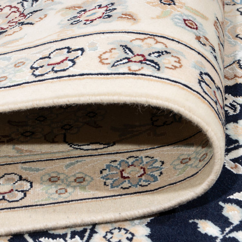 Alfombra Persa - Nain - Prima - 302 x 197 cm - azul oscuro