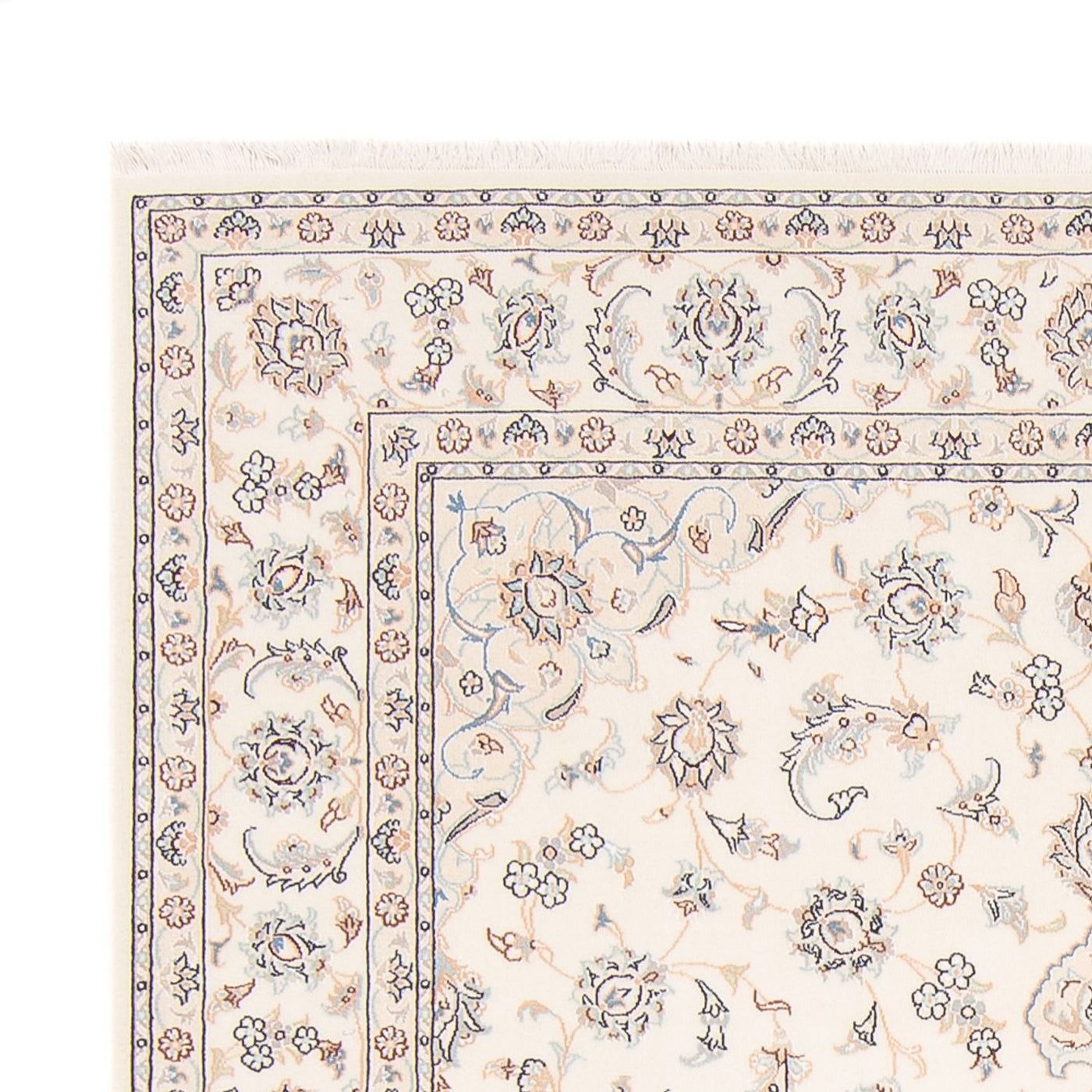Alfombra persa - Nain - 228 x 170 cm - crema