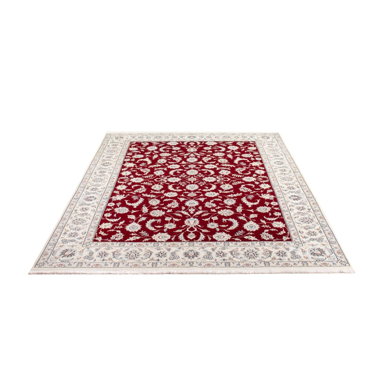 Alfombra persa - Nain - 240 x 170 cm - rojo