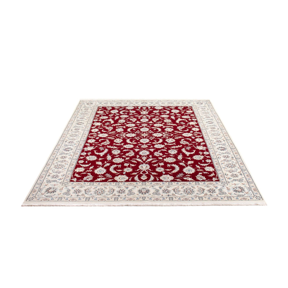 Alfombra persa - Nain - 240 x 170 cm - rojo