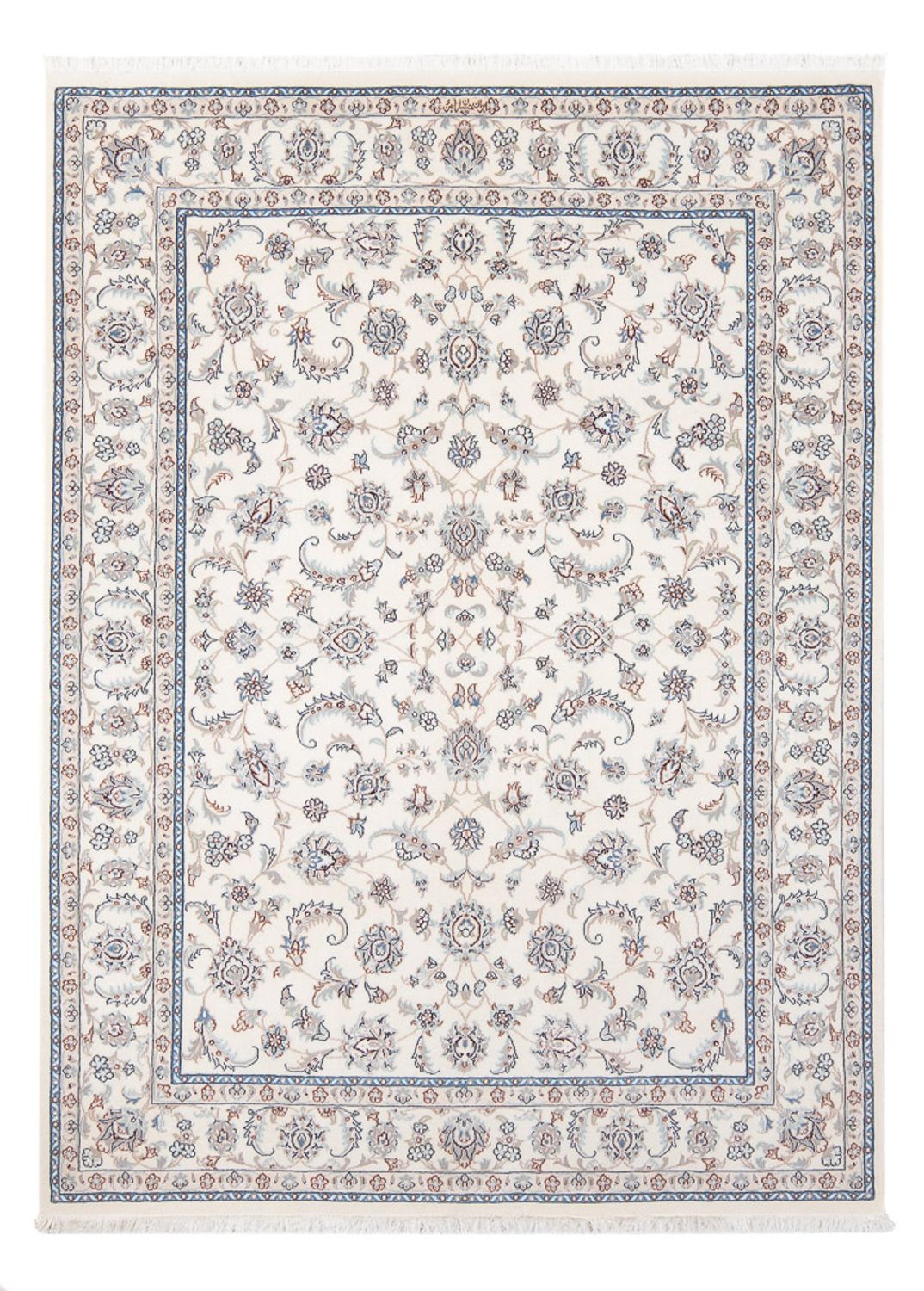 Alfombra Persa - Nain - Prima - 201 x 148 cm - crema