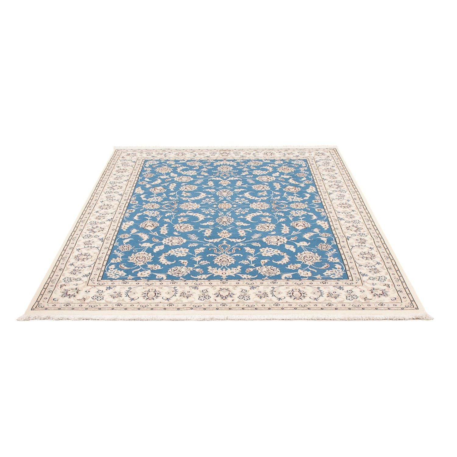 Alfombra Persa - Nain - Prima - 200 x 148 cm - azul