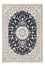 Alfombra Persa - Nain - Prima - 206 x 150 cm - azul oscuro