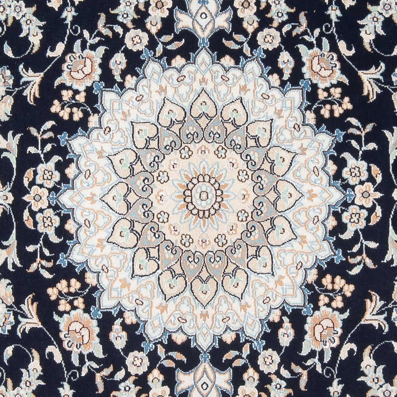 Alfombra Persa - Nain - Prima - 206 x 150 cm - azul oscuro