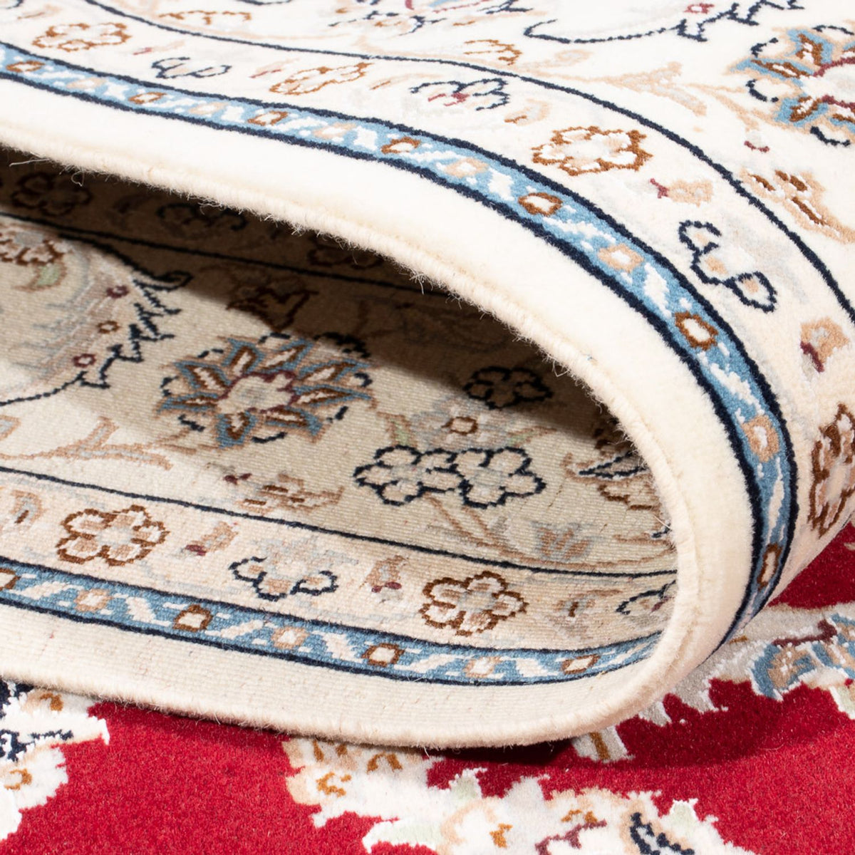 Alfombra Persa - Nain - Prima - 200 x 152 cm - rojo