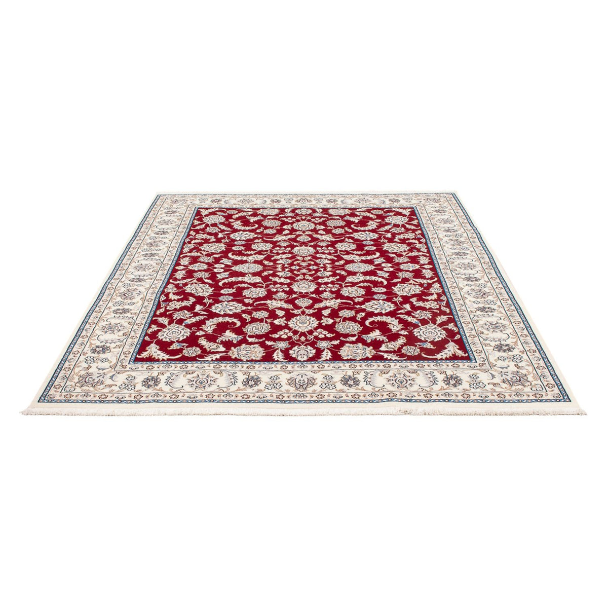 Alfombra Persa - Nain - Prima - 200 x 152 cm - rojo