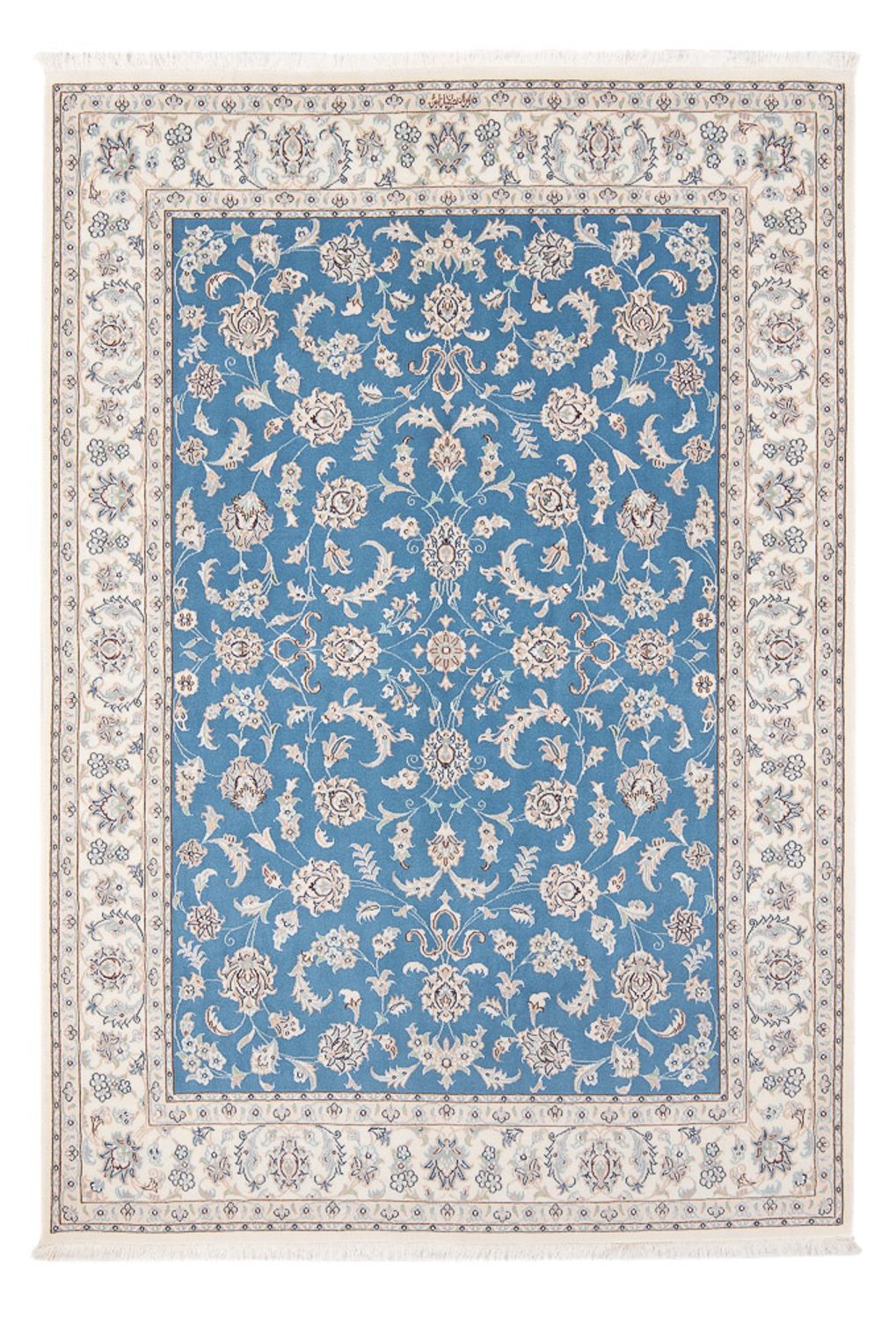 Alfombra Persa - Nain - Prima - 203 x 150 cm - azul