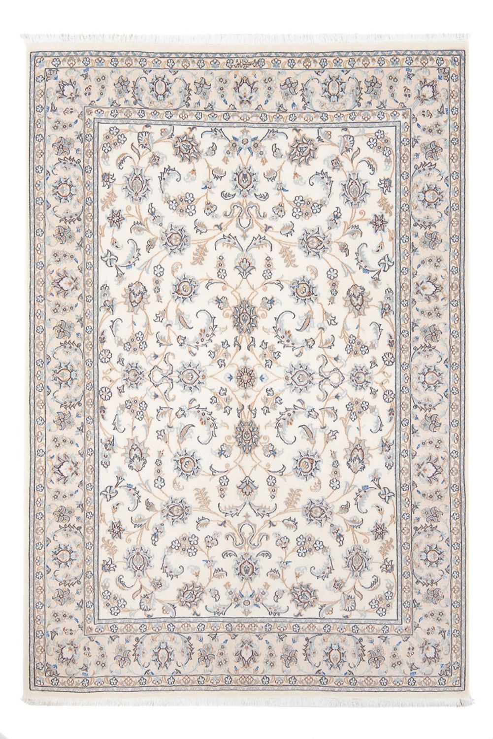 Alfombra Persa - Nain - Prima - 208 x 150 cm - crema