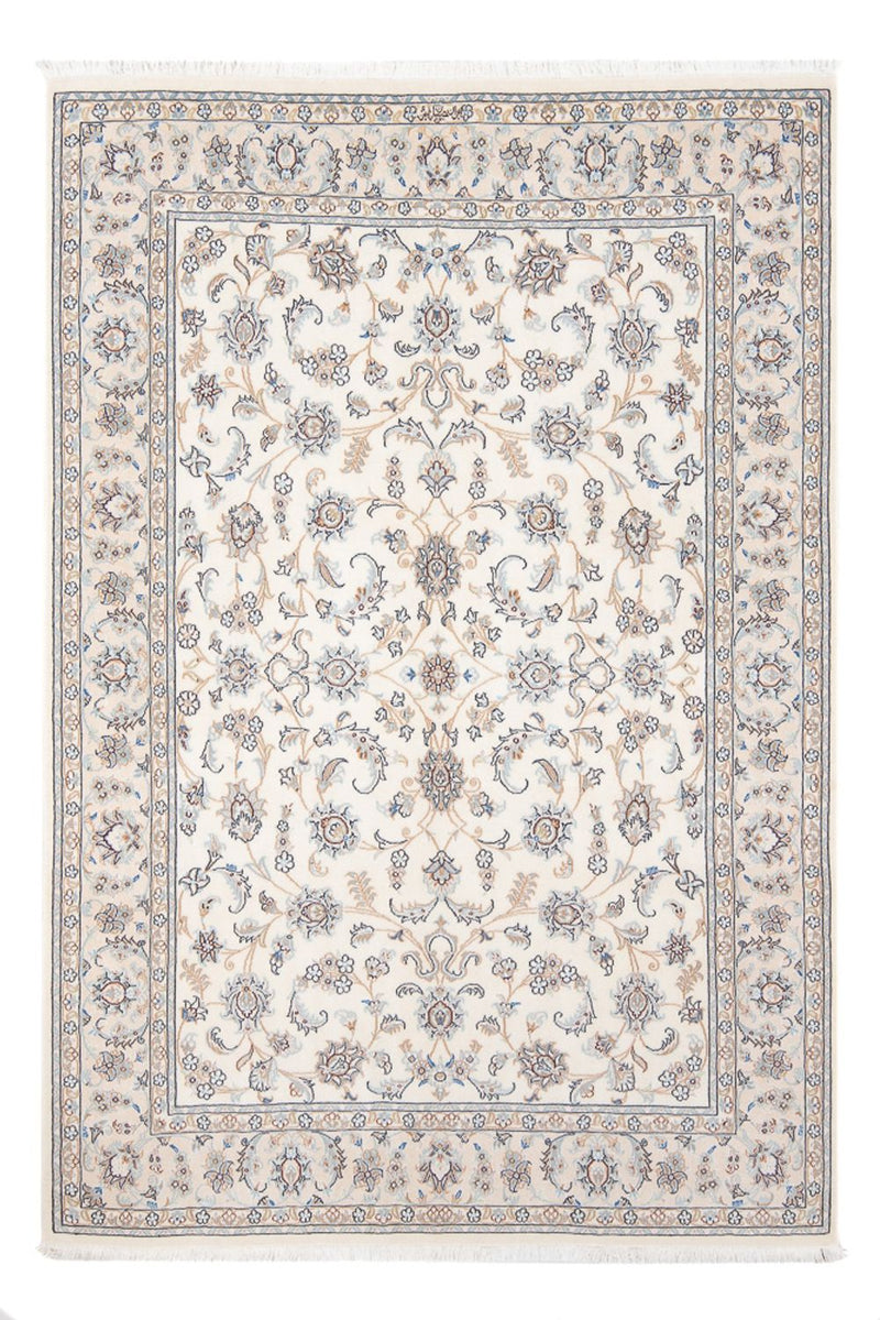 Alfombra Persa - Nain - Prima - 208 x 150 cm - crema