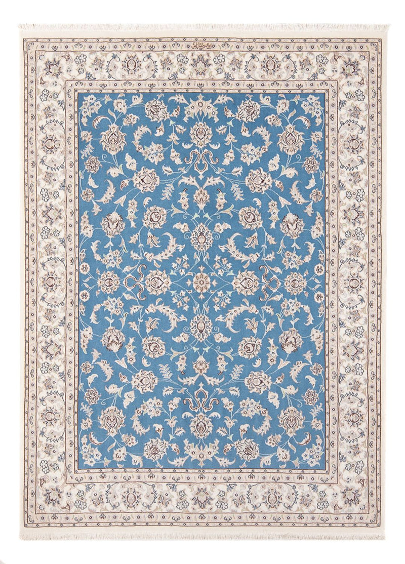 Alfombra Persa - Nain - Prima - 200 x 146 cm - azul