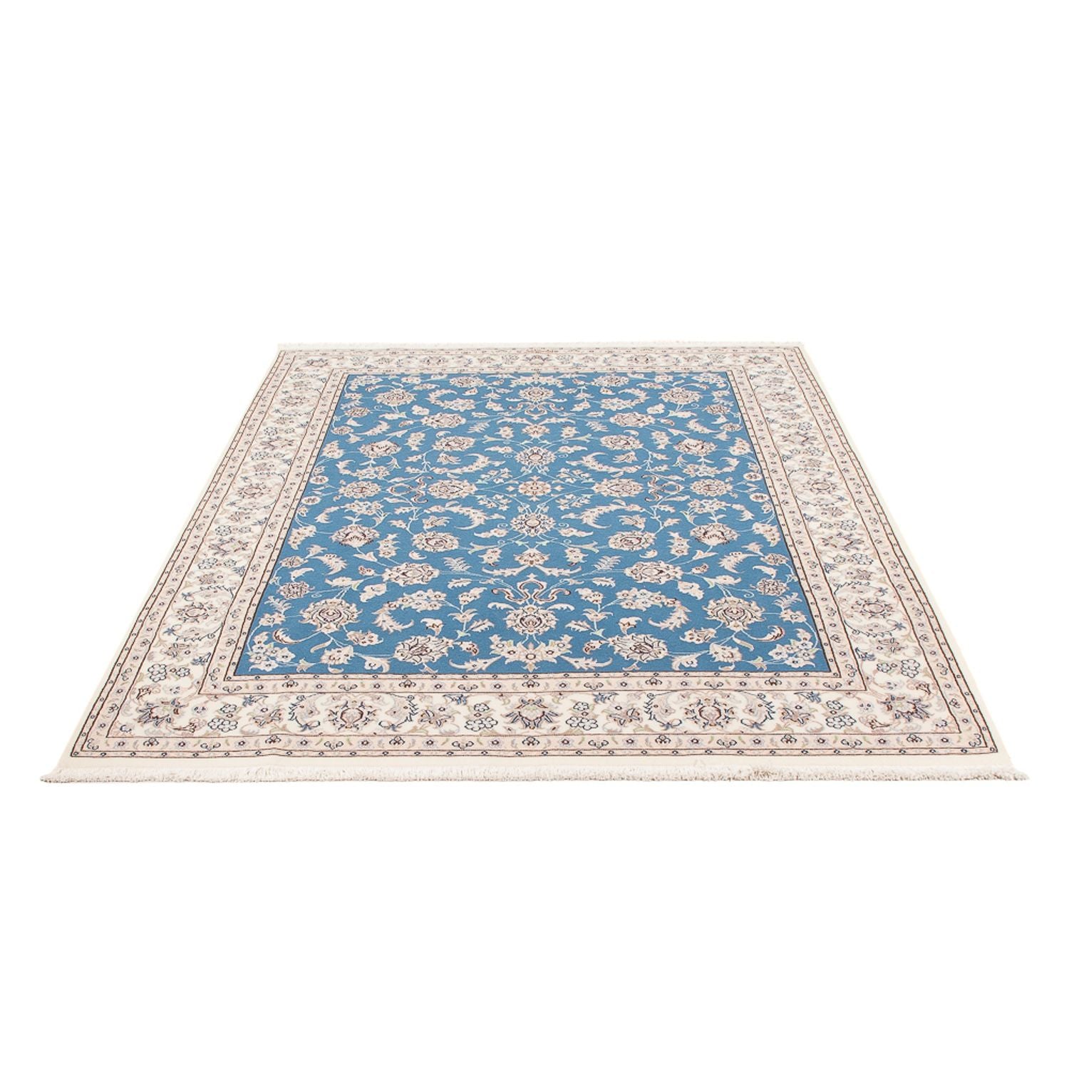 Alfombra Persa - Nain - Prima - 200 x 146 cm - azul