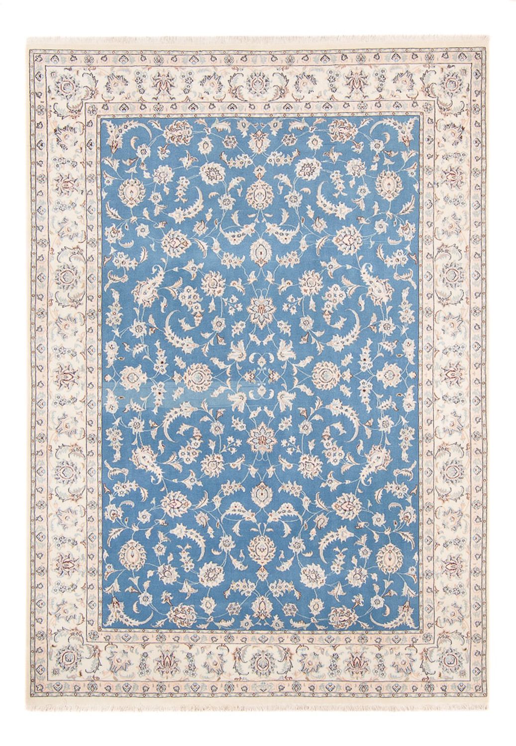 Alfombra persa - Nain - 240 x 170 cm - azul
