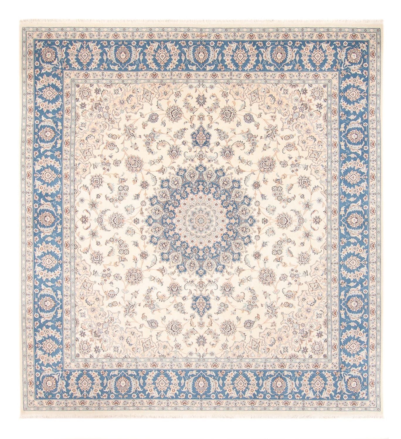 Alfombra persa - Nain - 265 x 247 cm - crema