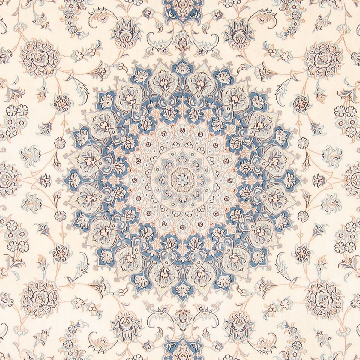 Alfombra persa - Nain - 265 x 247 cm - crema