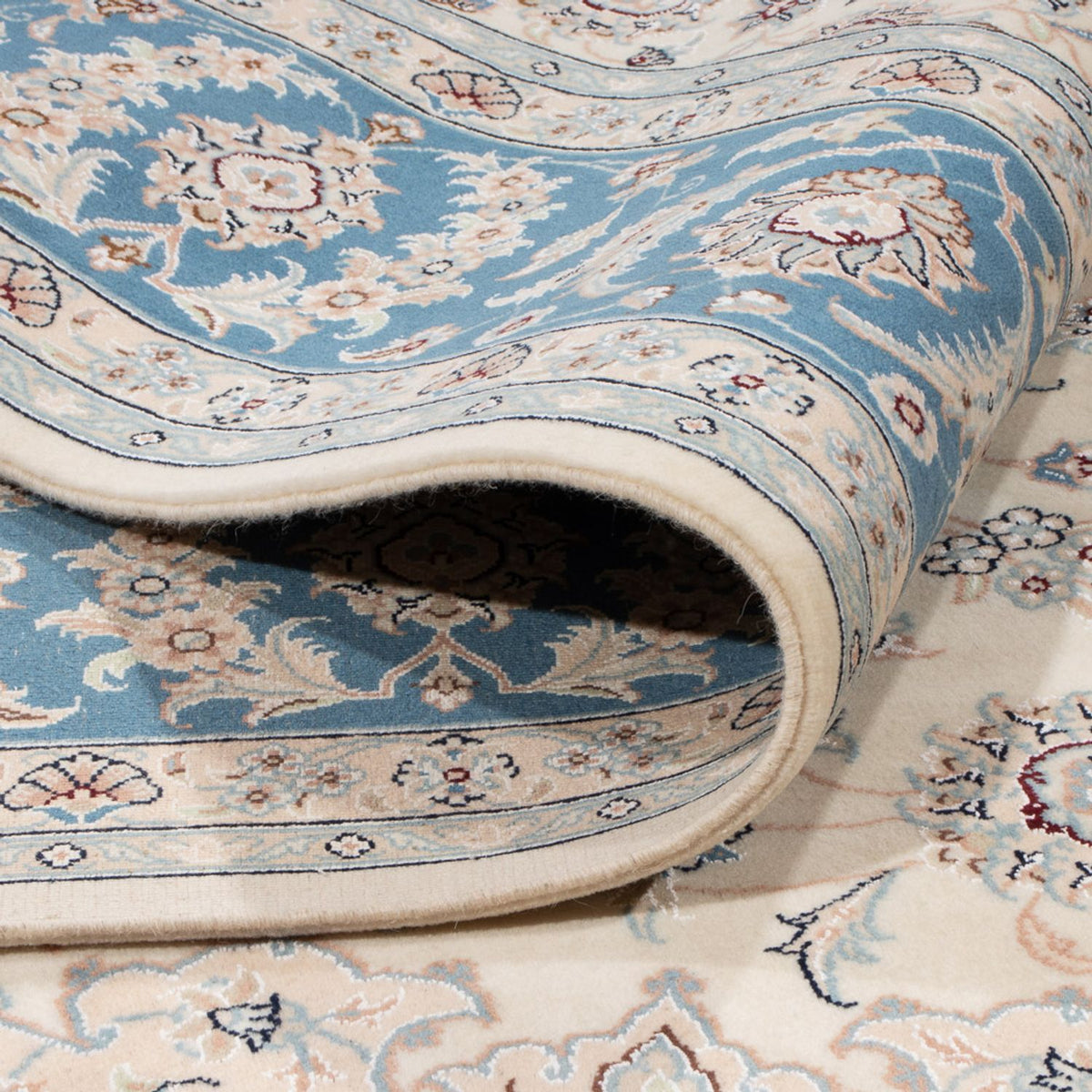 Alfombra persa - Nain - 265 x 247 cm - crema