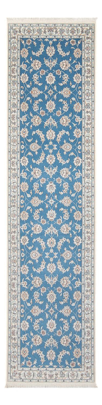 Alfombra de pasillo Alfombra Persa - Nain - Prima - 300 x 84 cm - azul