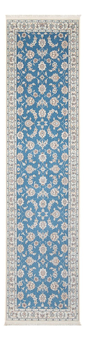 Alfombra de pasillo Alfombra Persa - Nain - Prima - 300 x 84 cm - azul