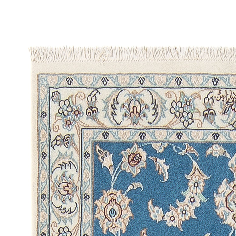 Alfombra de pasillo Alfombra Persa - Nain - Prima - 300 x 84 cm - azul
