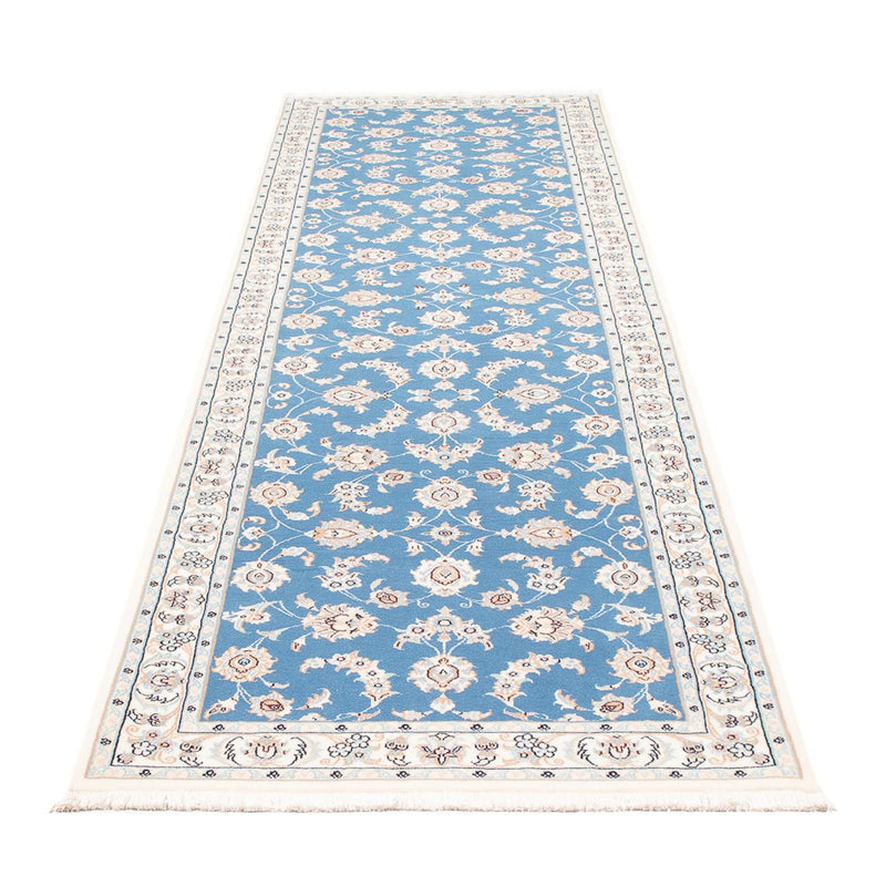 Alfombra de pasillo Alfombra Persa - Nain - Prima - 300 x 84 cm - azul