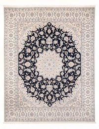 Alfombra Persa - Nain - Prima - 296 x 247 cm - azul oscuro