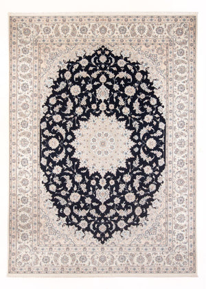 Alfombra Persa - Nain - Prima - 340 x 246 cm - azul oscuro
