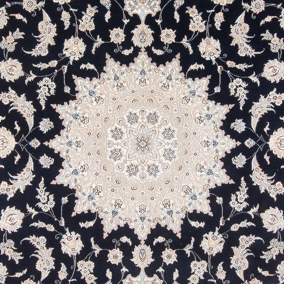 Alfombra Persa - Nain - Prima - 340 x 246 cm - azul oscuro
