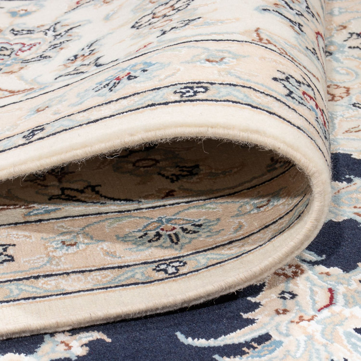 Alfombra Persa - Nain - Prima - 351 x 247 cm - azul oscuro