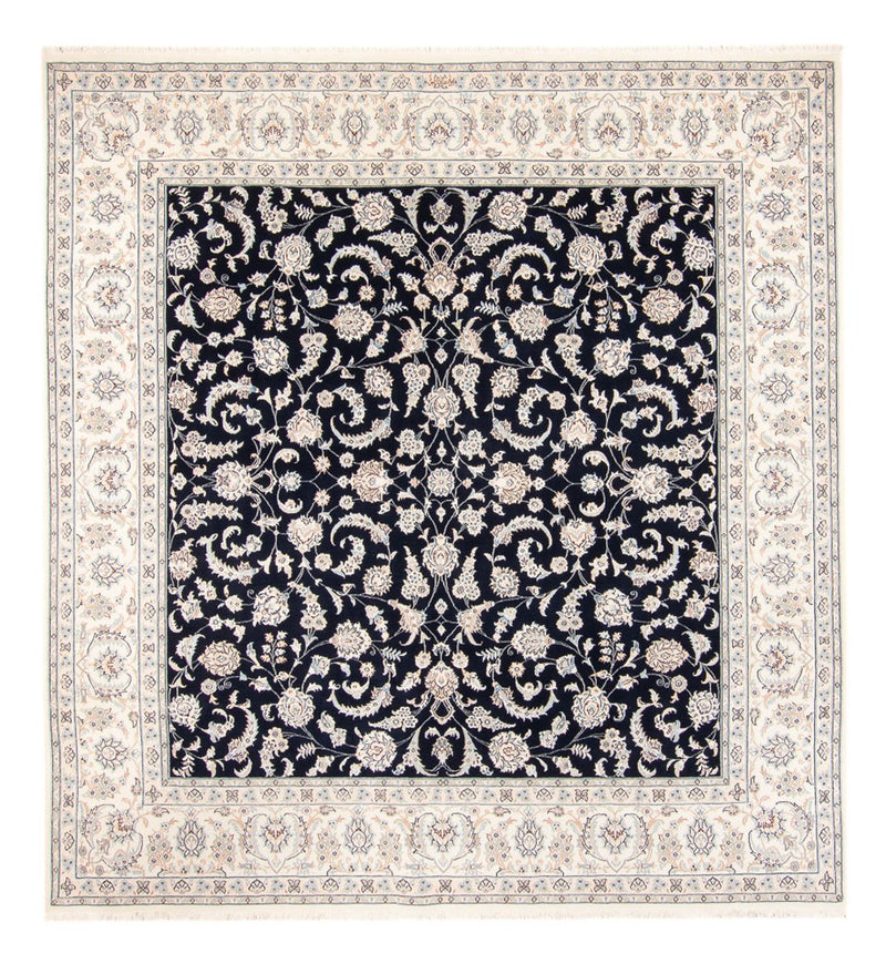 Alfombra persa - Nain - 265 x 247 cm - azul oscuro