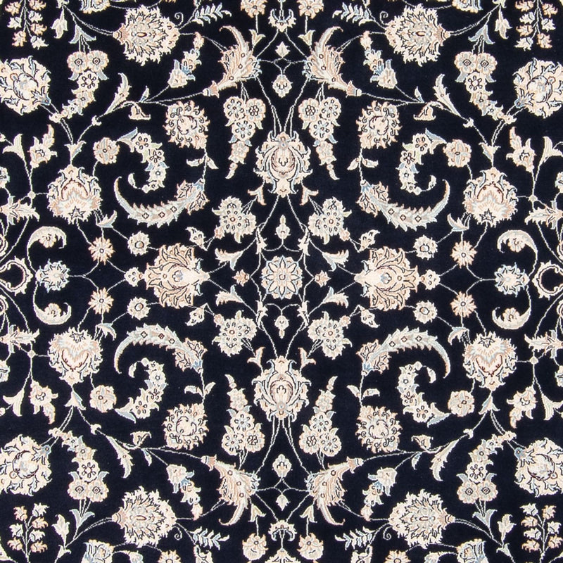 Alfombra persa - Nain - 265 x 247 cm - azul oscuro