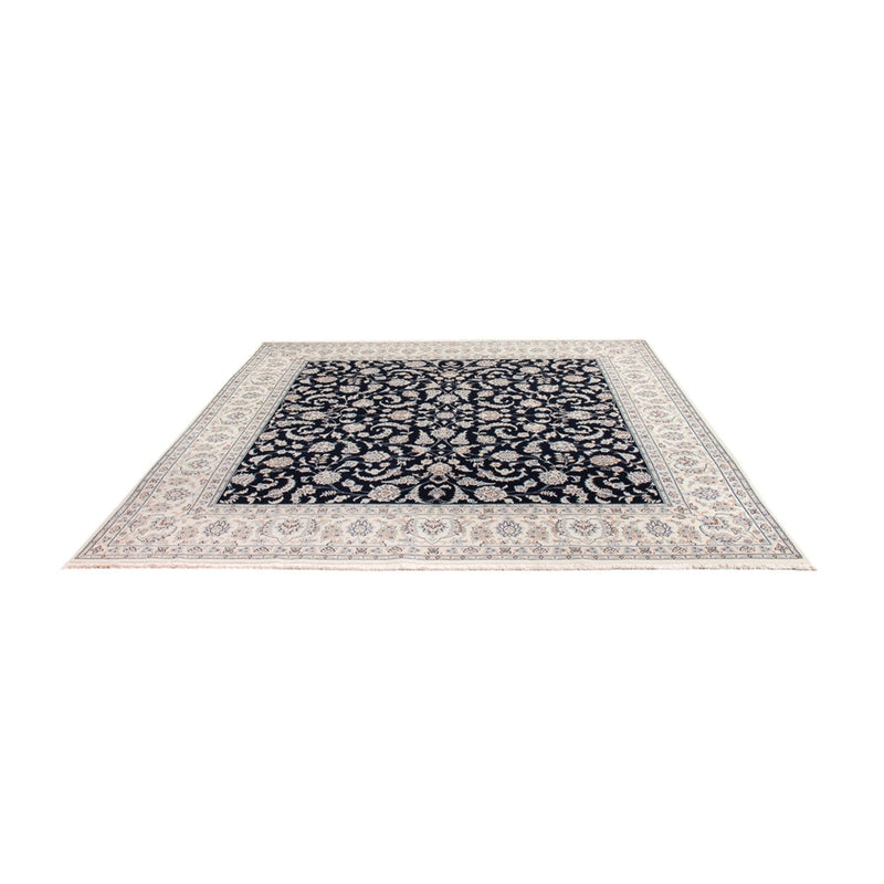 Alfombra persa - Nain - 265 x 247 cm - azul oscuro