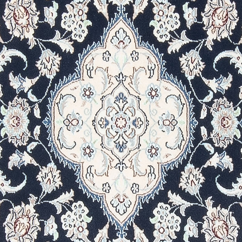 Alfombra de pasillo Alfombra Persa - Nain - Prima - 392 x 87 cm - azul oscuro