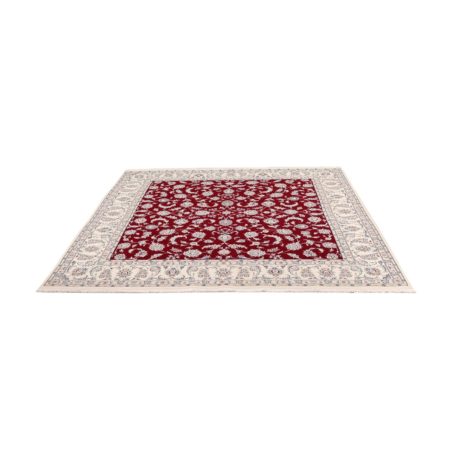 Alfombra persa - Nain cuadrado  - 215 x 195 cm - rojo