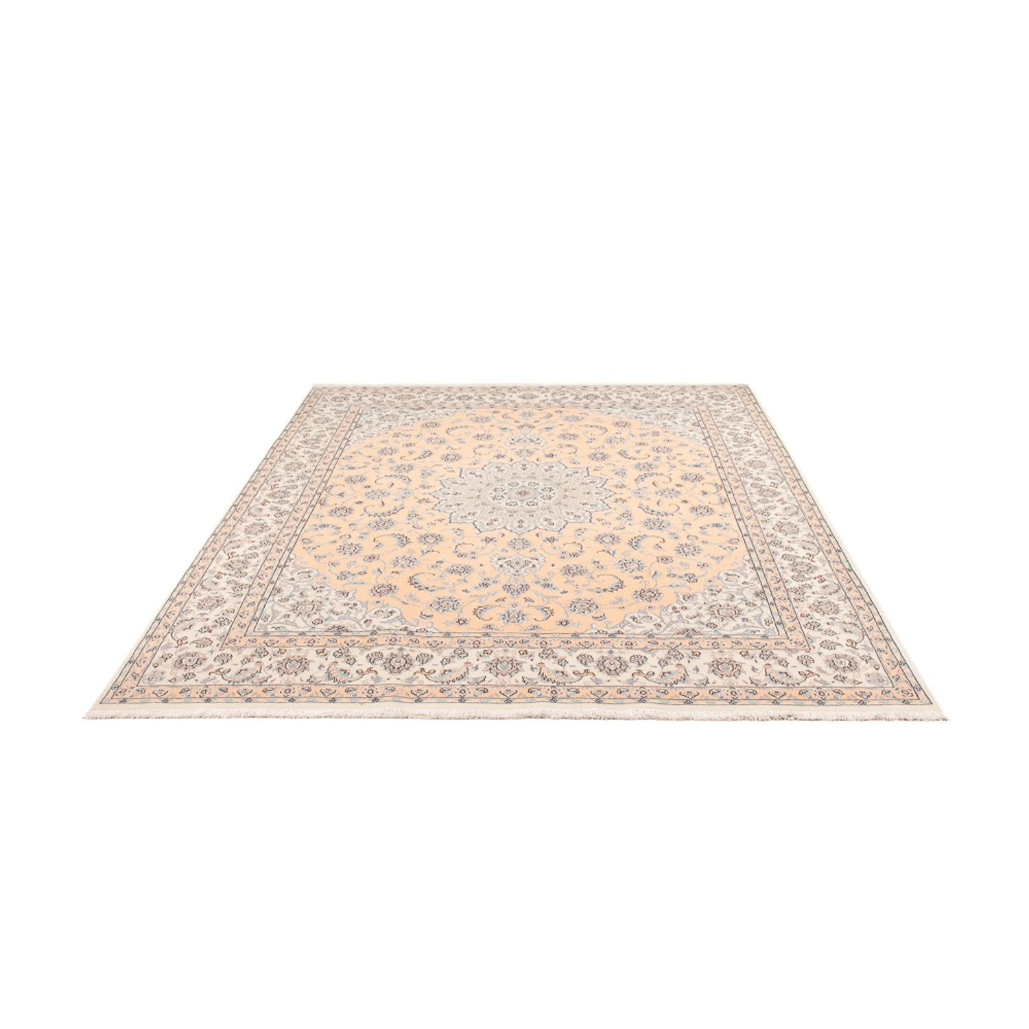 Alfombra persa - Nain - 250 x 208 cm - salmón
