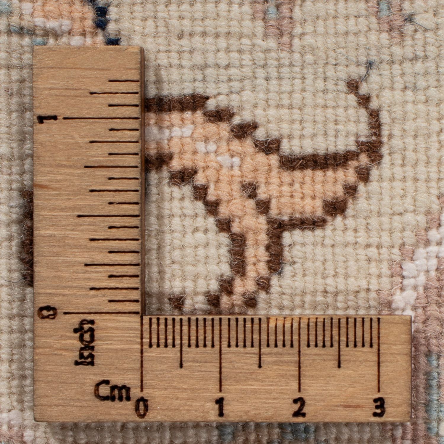 Alfombra persa - Nain - 250 x 208 cm - salmón