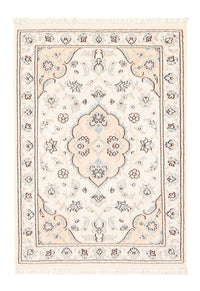 Alfombra persa - Nain - 92 x 59 cm - crema