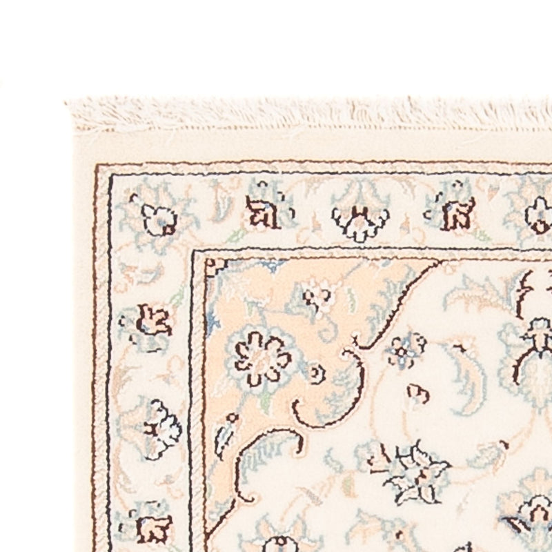 Alfombra persa - Nain - 92 x 59 cm - crema