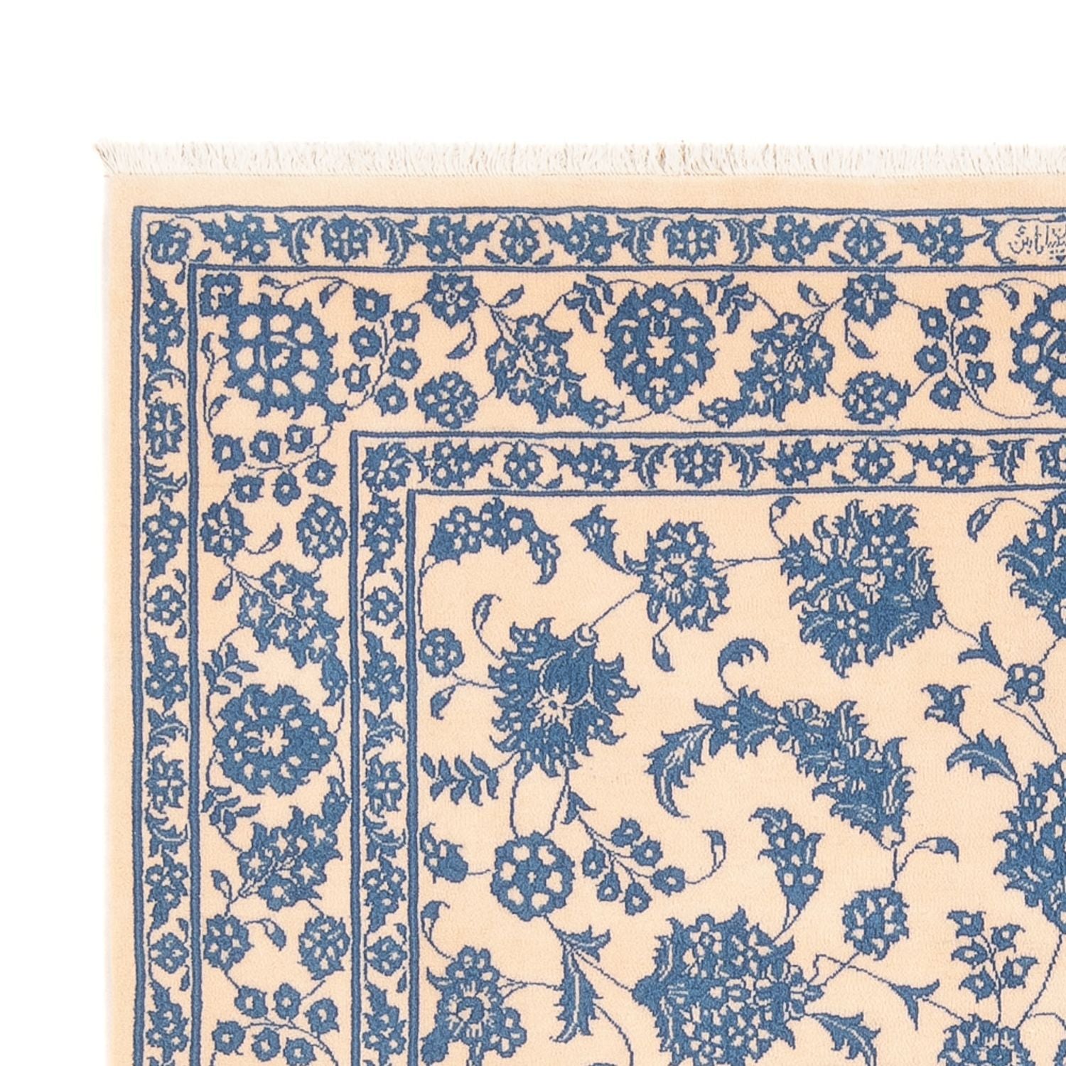 Alfombra Persa - Nain - Prima - 200 x 150 cm - beige claro