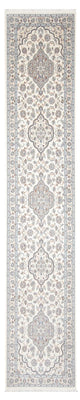 Alfombra de pasillo Alfombra Persa - Nain - Prima - 398 x 88 cm - crema